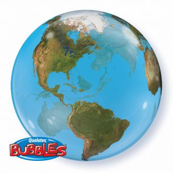 Bubbles Ballon Globus Weltkugel, Ø 56 cm